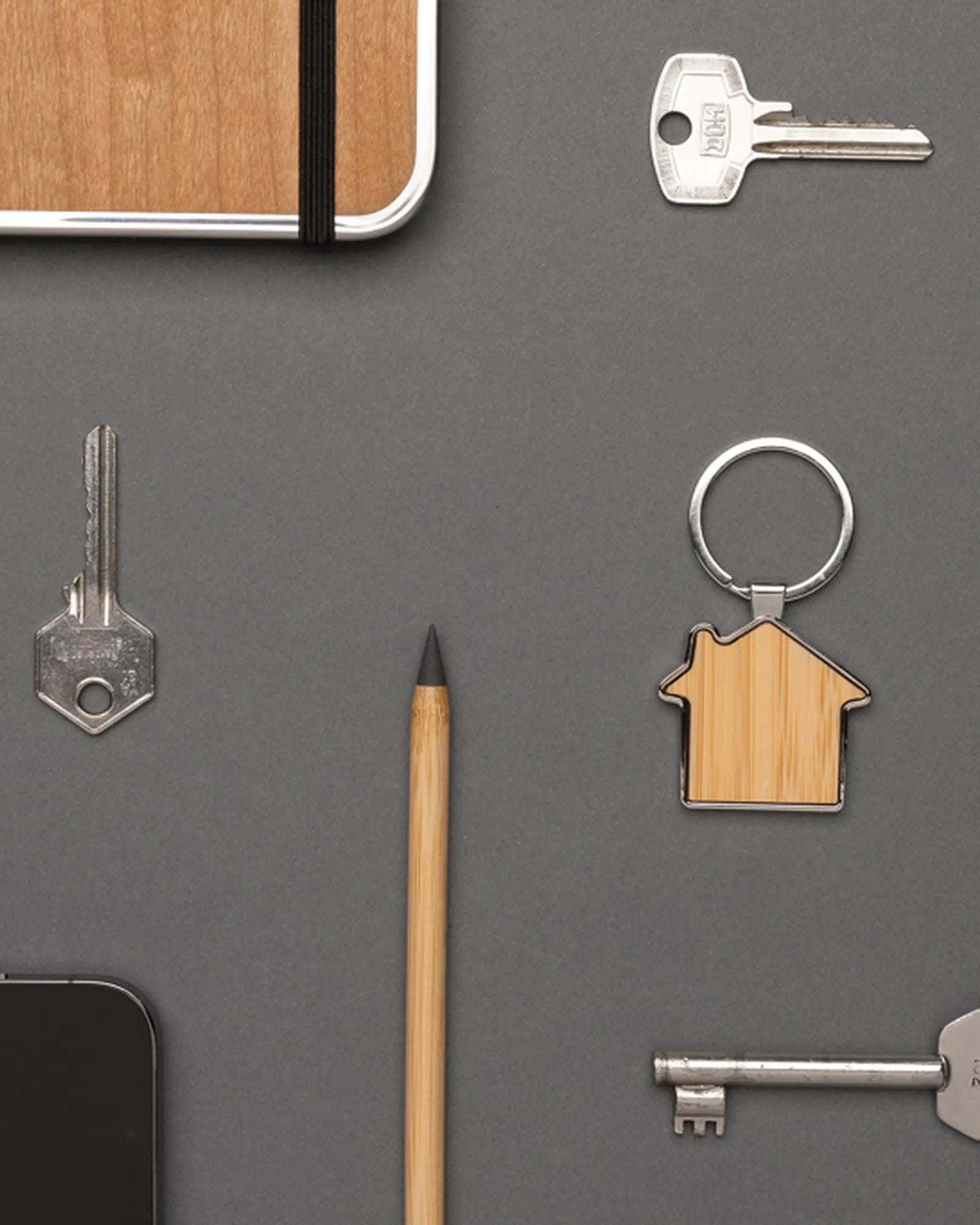 Sleutelhanger 3-in-1 gerecycled zink om te personaliseren - 4